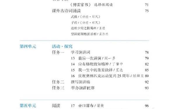 八年级下册语文书-八年级下册语文书电子版