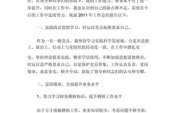 会计工作年度总结—会计岗位年终个人工作总结