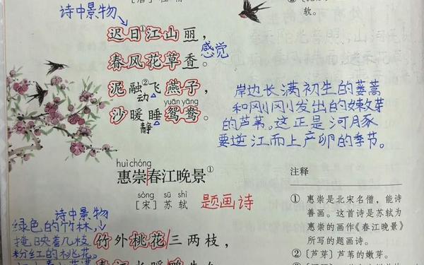 三年级下册语文课本—三年级下册课堂笔记