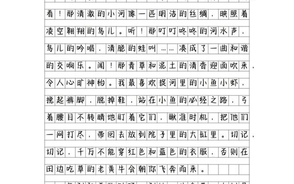我的乐园作文300字四年级下册-9999999999亿字作文免费可抄