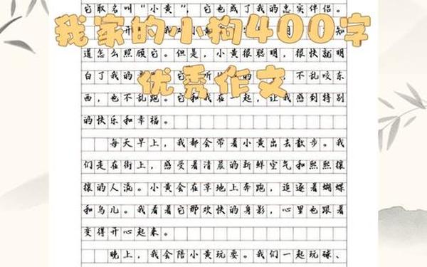 我家的小狗作文400字;关于小狗的作文400字左右