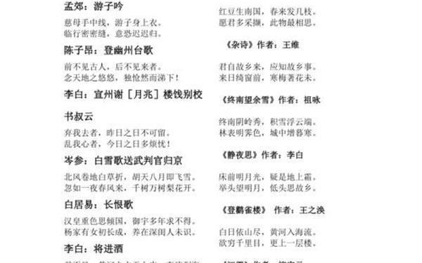 唐诗宋词选读,100首最著名宋词