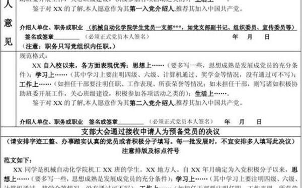 入党介绍人的意见—2024年入党介绍人意见