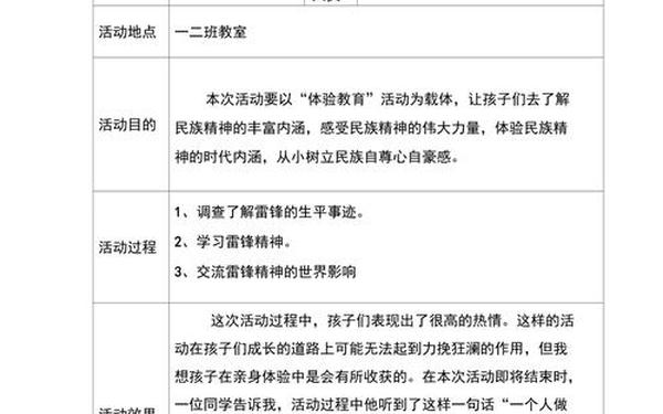 小学生实践活动记录表_实践作业图片(4张)