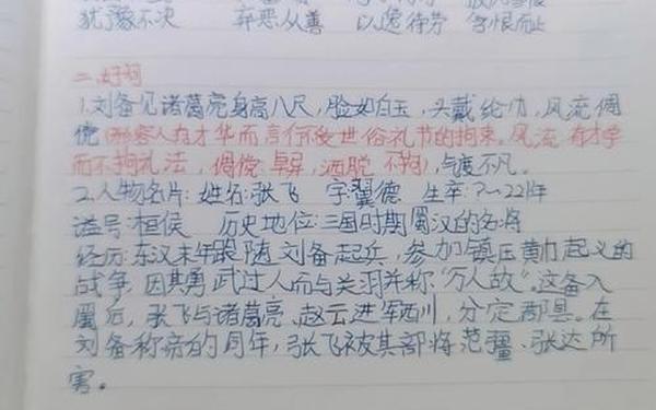 三国演义读书笔记10篇、三国演义笔记摘抄20篇
