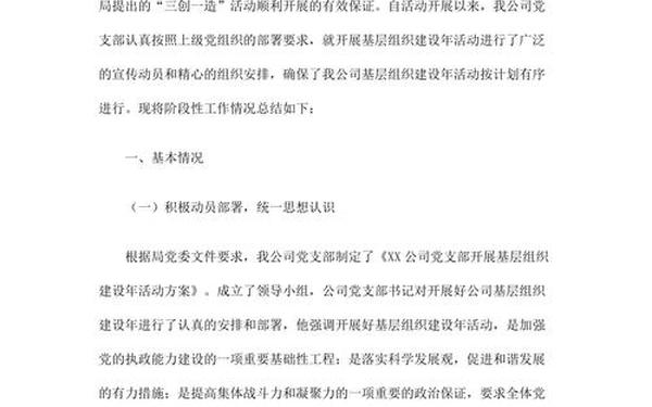 基层组织建设年工作总结_基层组织建设情况汇报 基层组织建设年工作总结_基层组织建设情况汇报