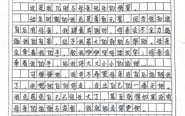 以十年为话题的作文;以亲情为话题的议论文