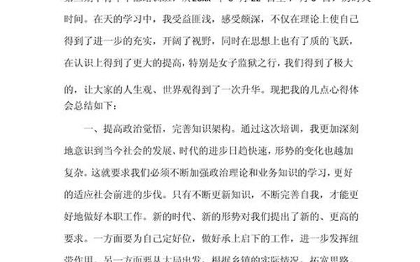 培训总结2000字,青年干部培训心得体会2000字