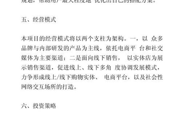 创业策划方案模板、项目规划方案怎么写
