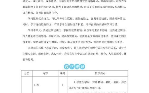 人教版七年级上册语文教案-七年级语文上册教案教学目标 人教版七年级上册语文教案-七年级语文上册教案教学目标