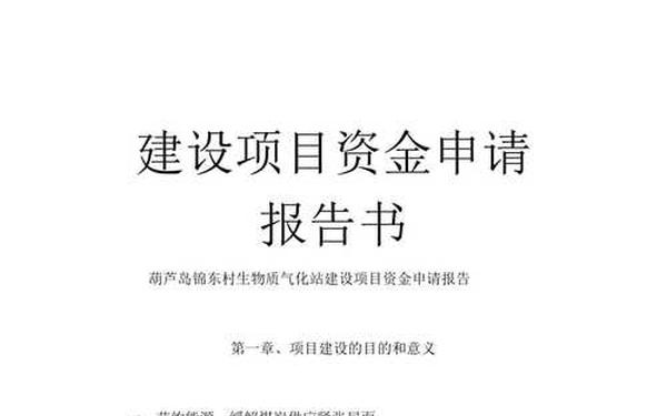 项目资金申请报告书(向申请项目资金申请报告)