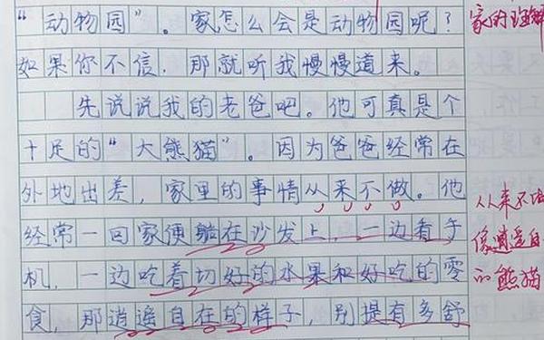 小小动物园作文四年级400字_家庭小小动物园300个字作文