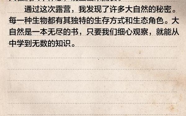 我发现了大自然的秘密作文、作文《我的发现》400字
