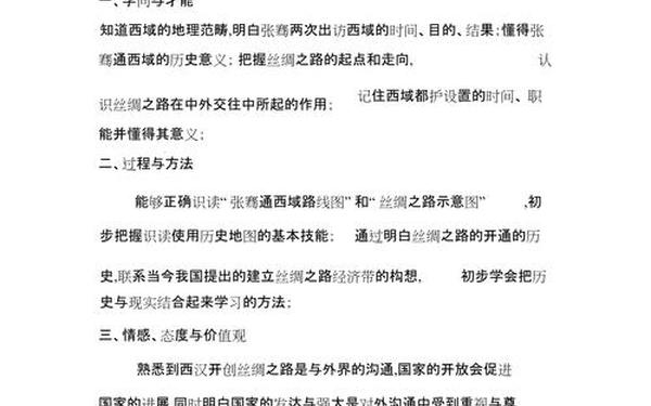 丝绸之路教学设计、初中丝绸之路教学设计一等奖
