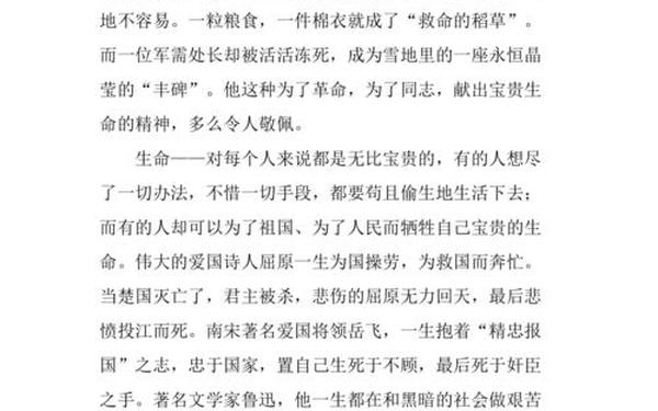 丰碑读后感、丰碑读后感500字作文免费