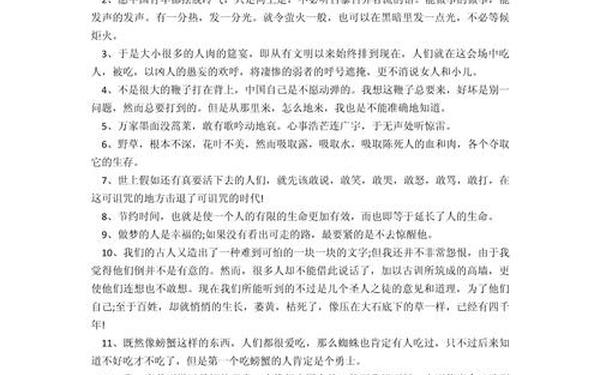 510字好句子摘抄、美句摘抄15字