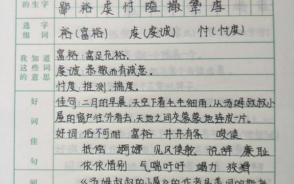 汤姆叔叔的小屋好词好句(汤姆叔叔的小屋好词100个)