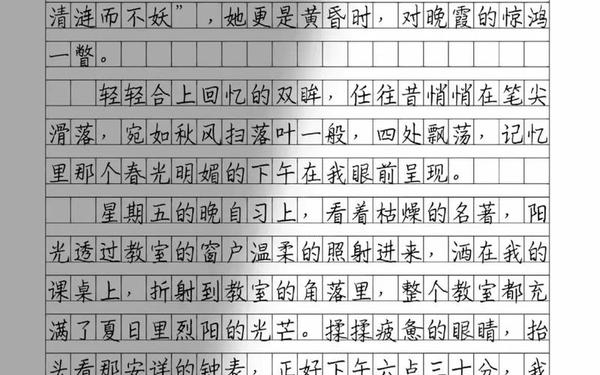 10篇优美作文;优美的范文