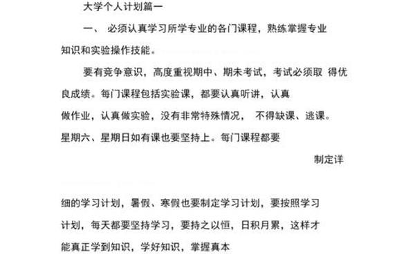 个人工作计划书模板 个人工作计划范文简短