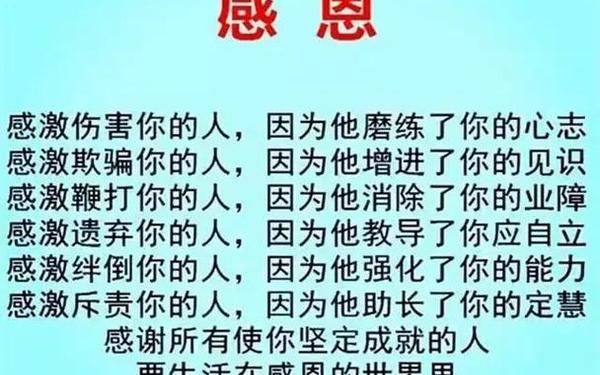 感激的话语暖心简短-感恩的最高境界一句话