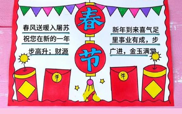关于春节手抄报内容、手抄报内容简短50字