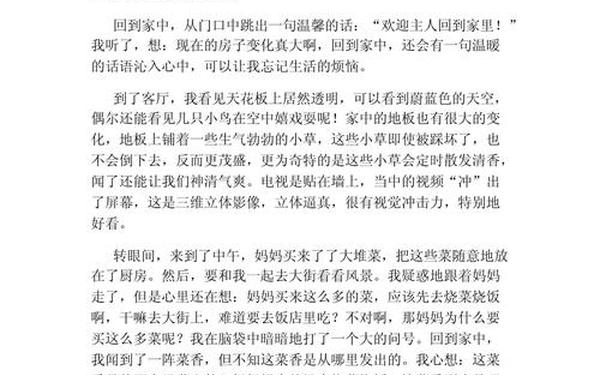 二十年后回故乡500字左右,二十年后家乡的作文500字