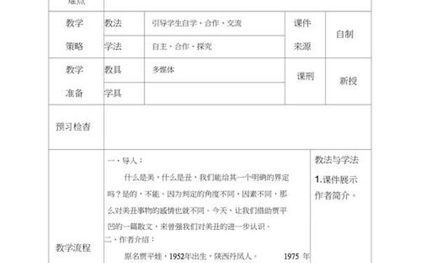 丑石教学设计-丑石的象征意义