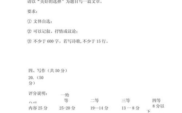 25个作文题目 作文题目100个