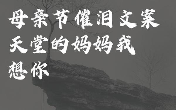 一句话泪崩的母亲文案;母亲节经典语录