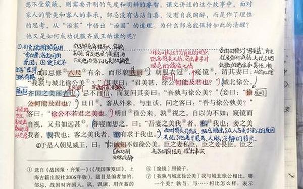 皱忌讽齐王纳谏;邹忌最后的下场