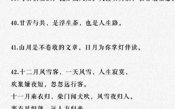 唯美句子摘抄古风—很小众却很惊艳的句子