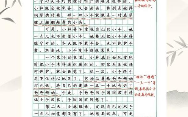 三年级满分作文300字;三下300字优秀作文