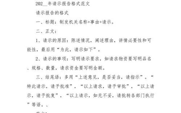项目请示报告;向上级请示报告范文
