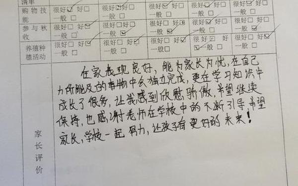 假期家长评语怎么写(学生假期表现家长综合评价)