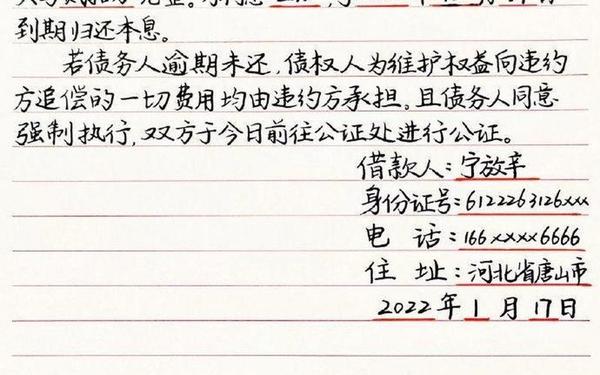 借条的正规写法_现金借条正规版