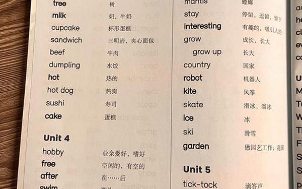 三年级下册英语单词(三年级下册单词表跟读)