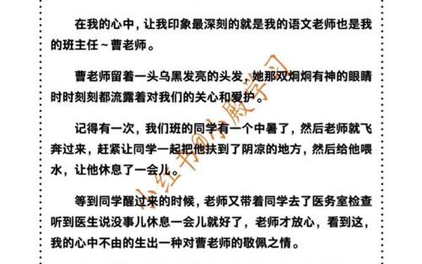 我心目中的好老师_好老师的形象