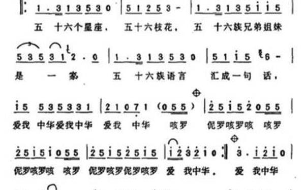 我爱我祖国(我爱我的祖国的歌词)