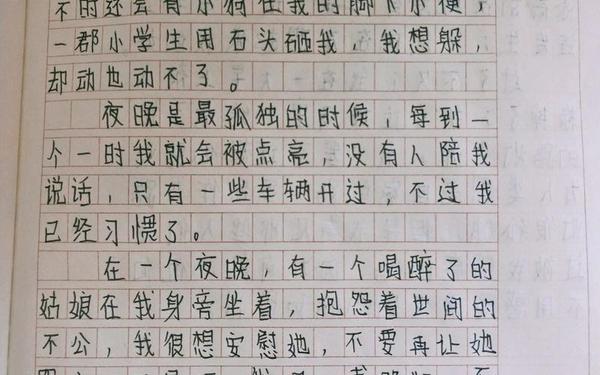 我是一盏路灯变形记作文_假如我是一盏路灯优秀作文
