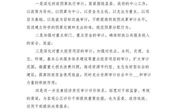 年度审计计划—如何制定年度审计计划