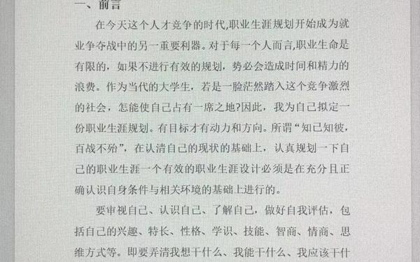 大学生职业生涯规划word模板_职业生涯规划word文档 大学生职业生涯规划word模板_职业生涯规划word文档