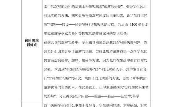 四年级上册科学教学计划-小学科学课程标准解读
