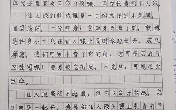 我的植物朋友作文300;我的植物朋友作文350字