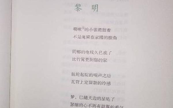 《黎明》艾青 《黎明》表达了什么情感