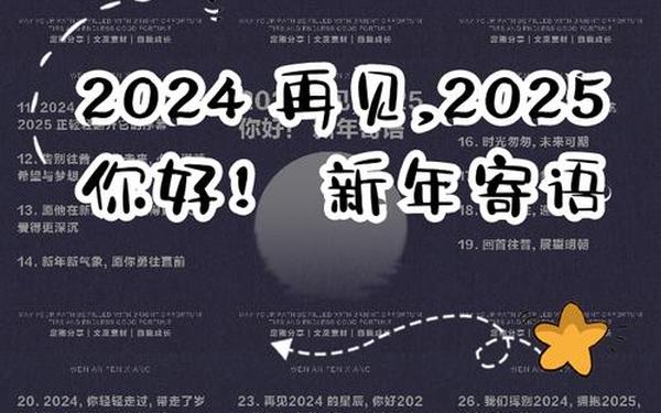 2024跨年寄语_2025体育生祝福语
