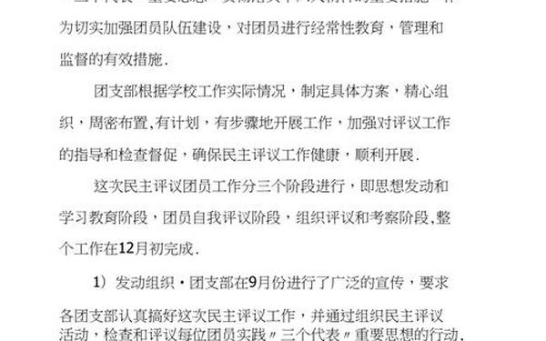 团员评议表个人总结,民主评议团员个人小结