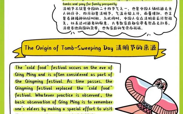 春节英语手抄报-清明节英语手抄报 一等奖