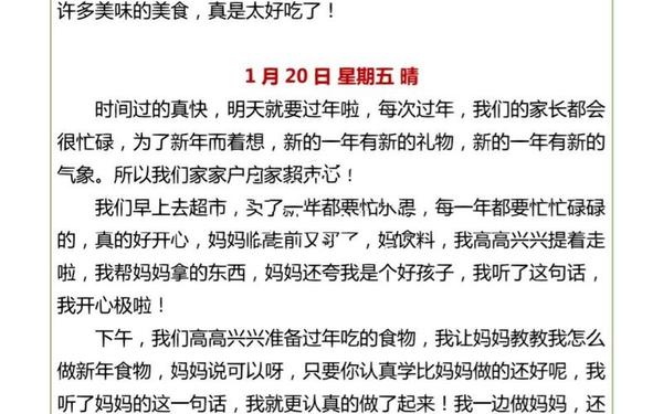 寒假生活作文300字左右(三年级300字可抄)
