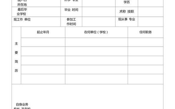 个人简介范文100字;免费个人简历模板可导出