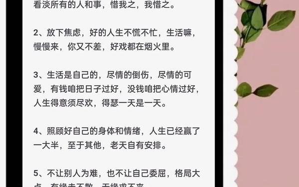 女人洒脱大气的句子、适合女人的金句